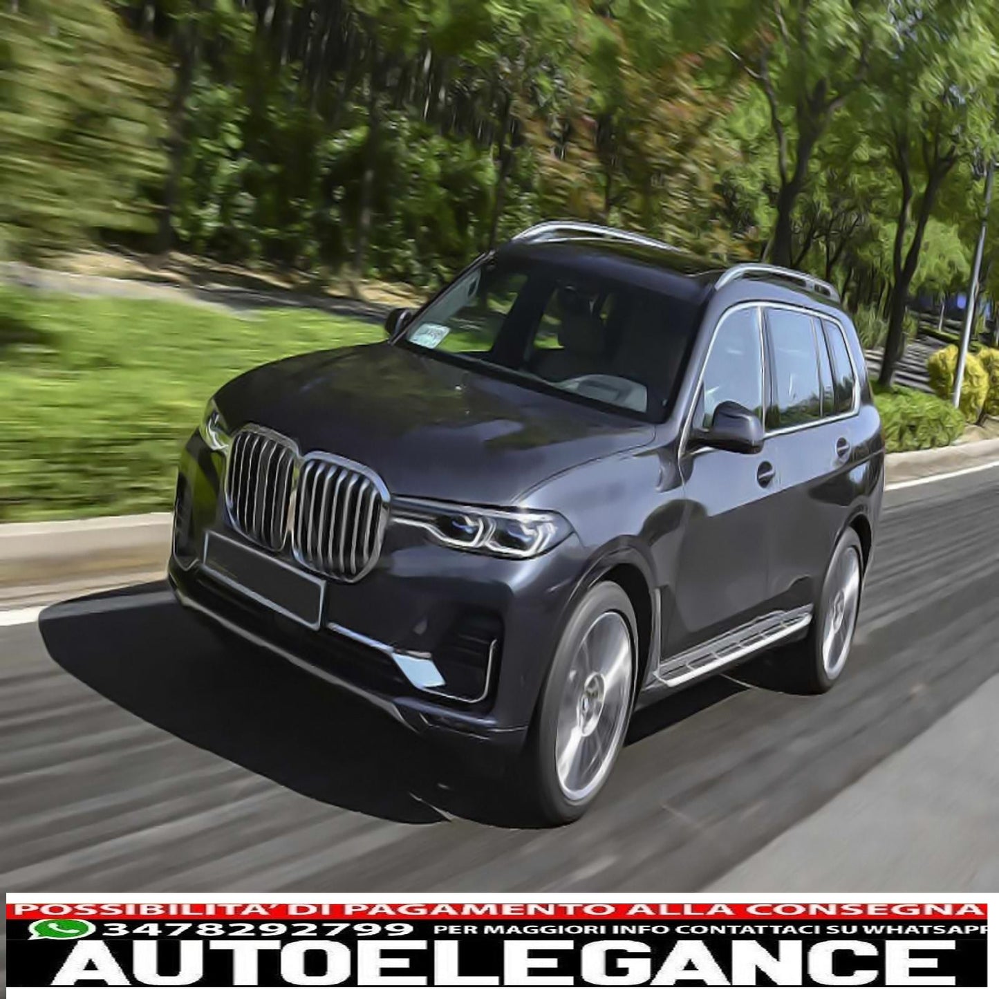 Suv side steps suitable for bmw x7 g07 (2018-up)
