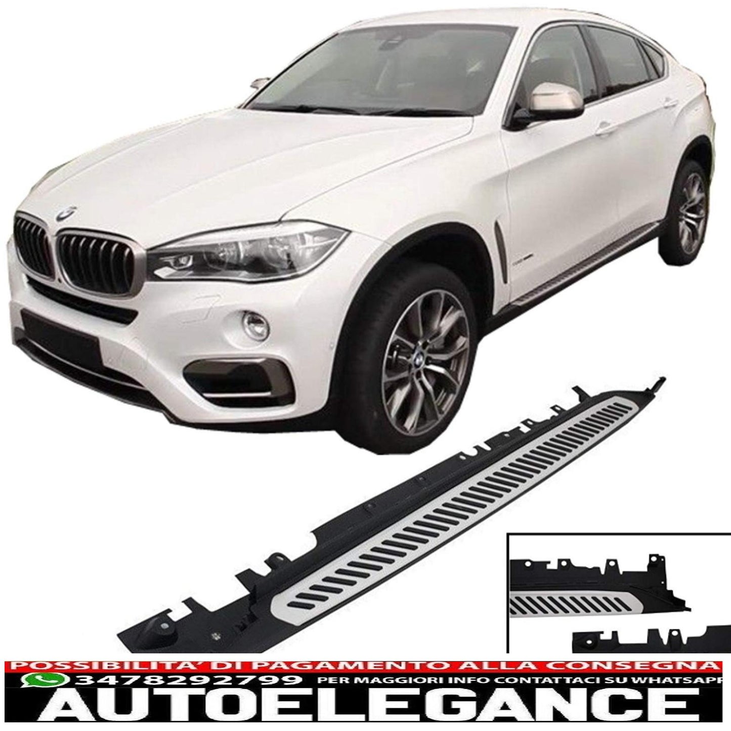 Suv side steps suitable for bmw x6 f16 (2014-up)