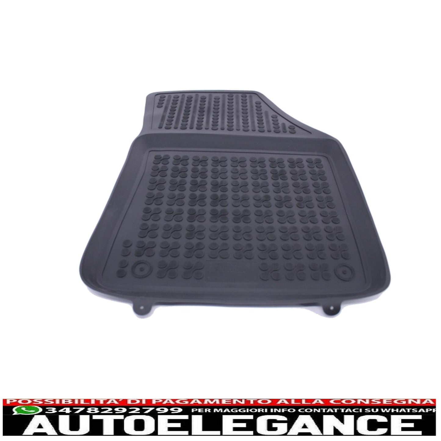 Tappetino in gomma nero adatto per Renault Megane IV 2015+