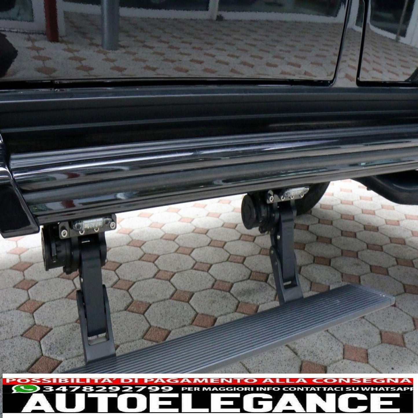 Electric running boards electric side steps suitable for mercedes g-class w463 (2008-2018) 3 doors