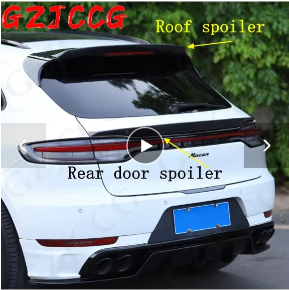 Spoiler per Porsche Macan 2018 2019 2020 2021 Spoiler per porta posteriore del tetto del labbro dell'ala di alta qualità