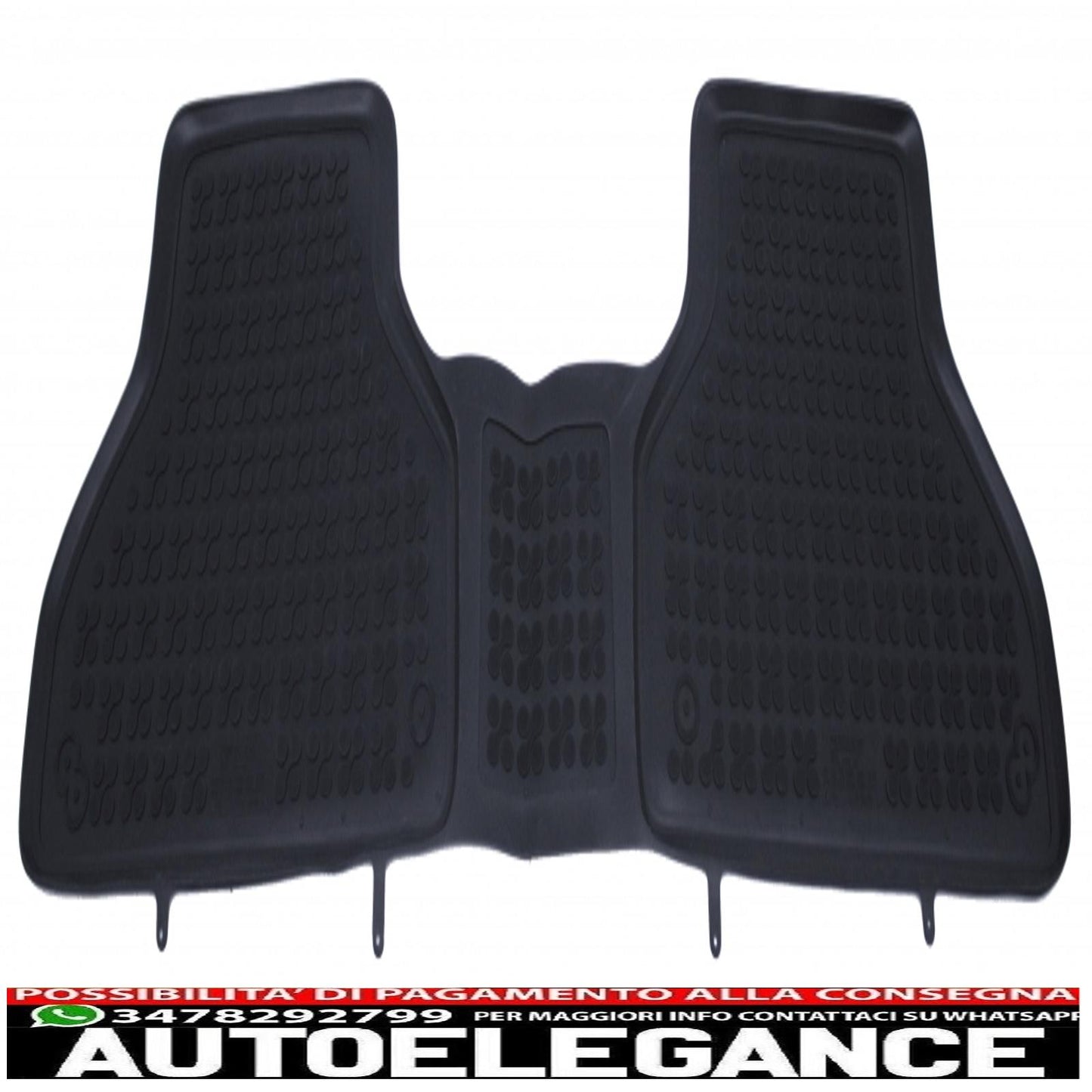 Tappetino in gomma nero adatto a bmw x5 e70 2006-2013, x6 e71 2008-2014