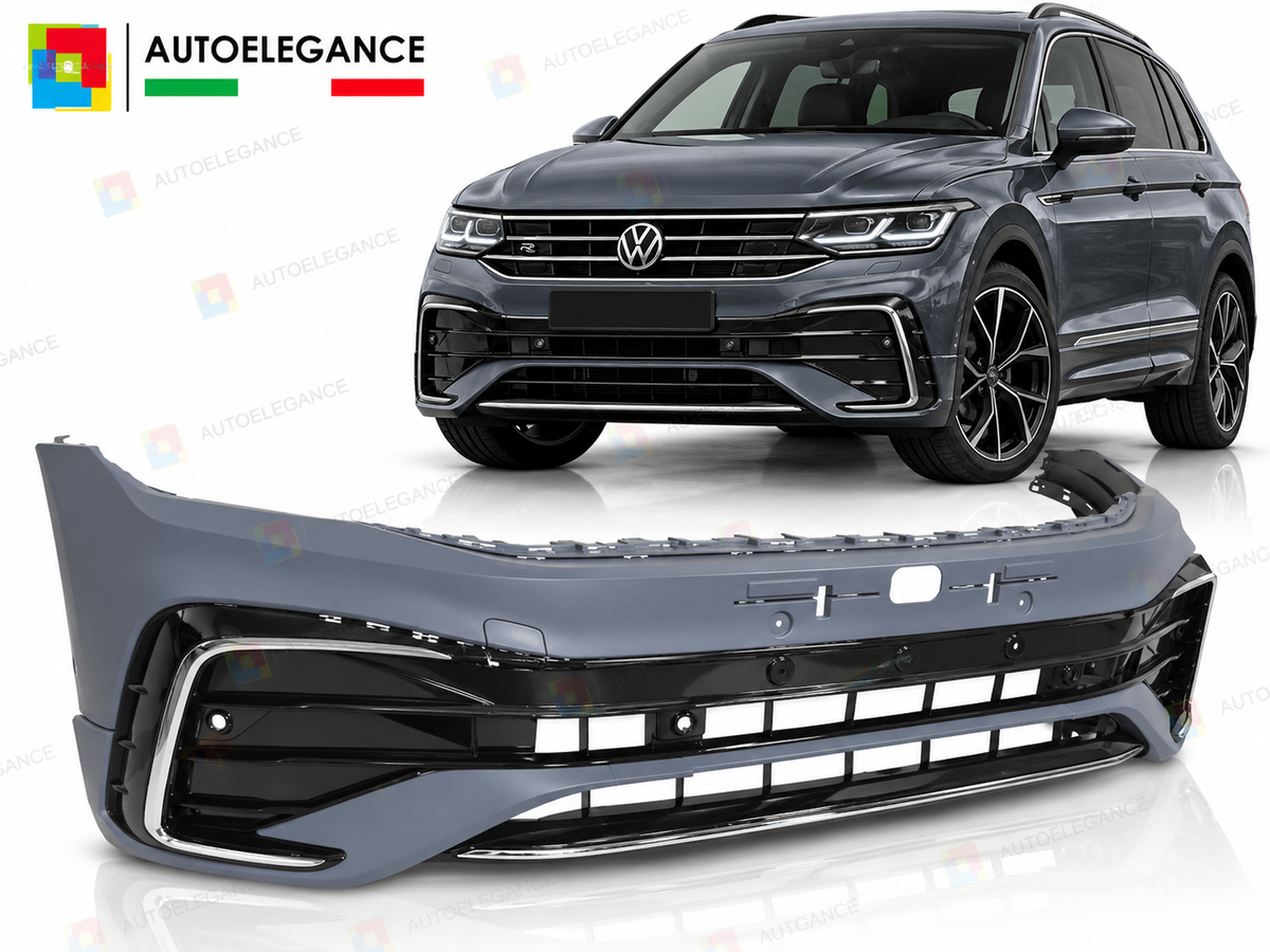 PARAURTI ANTERIORE SPORT STYLE PDC ADATTO PER VW TIGUAN II 20-24