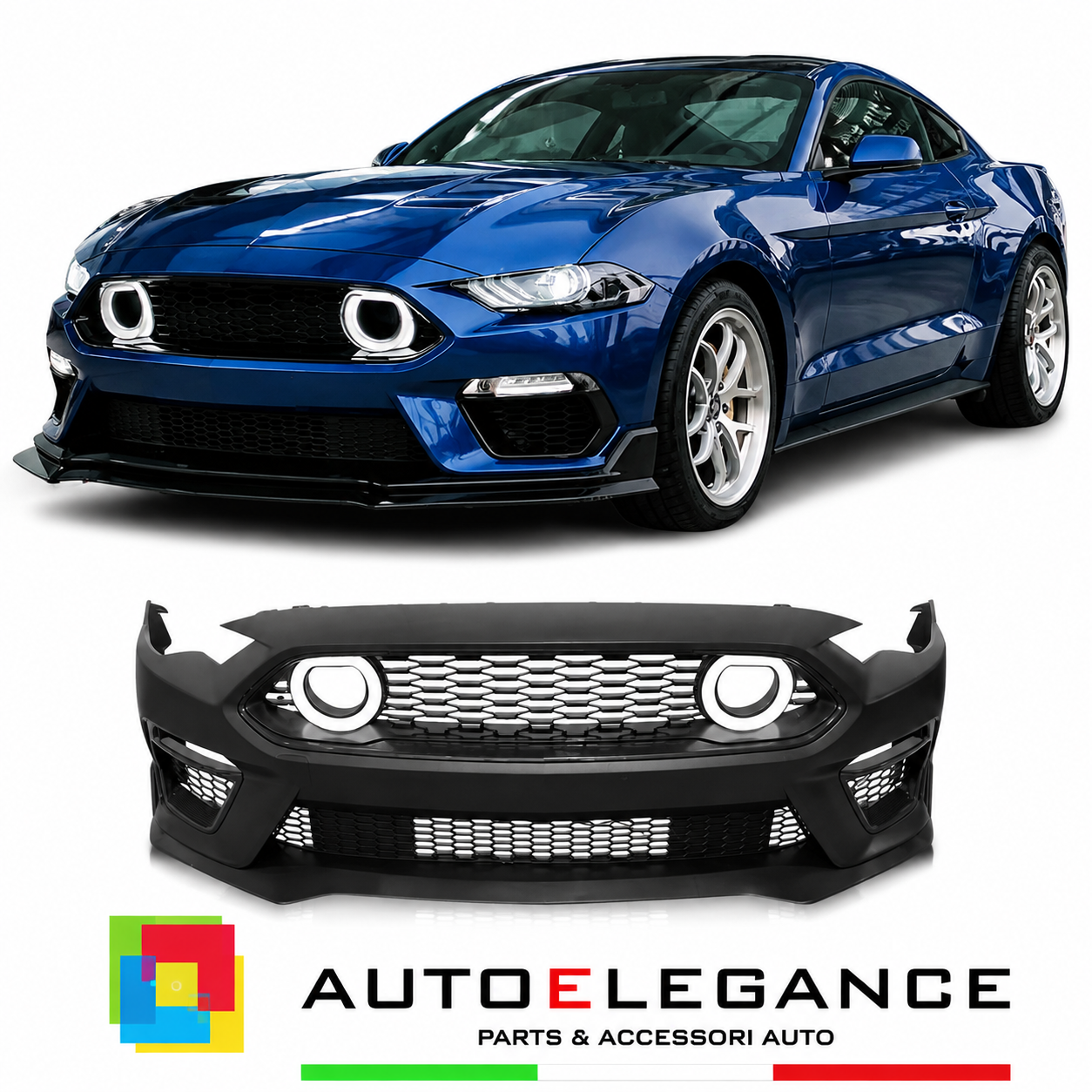 PARAURTI ANTERIORE FORD MUSTANG 15-17 LOOK MACH 1