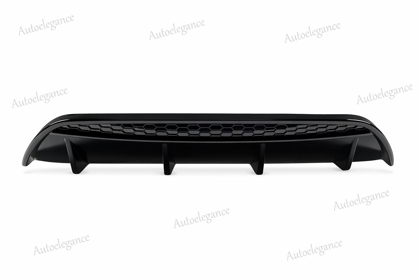 🔥DIFFUSORE POSTERIORE PER ALFA ROMEO STELVIO IN MATERIALE ABS NERO LUCIDO 17+🔥
