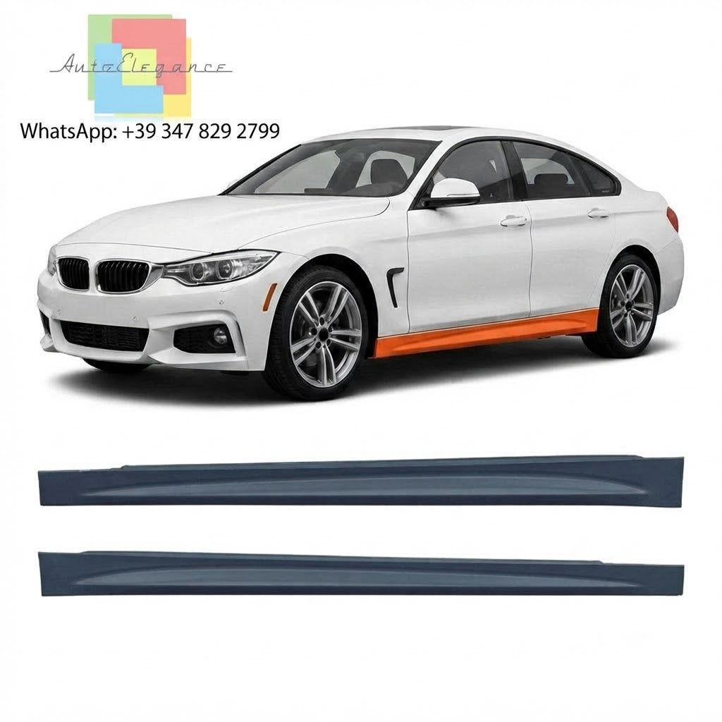 👉Set di minigonne laterali adatto per BMW Serie 4 F36 Gran Coupé 2013-2021👈