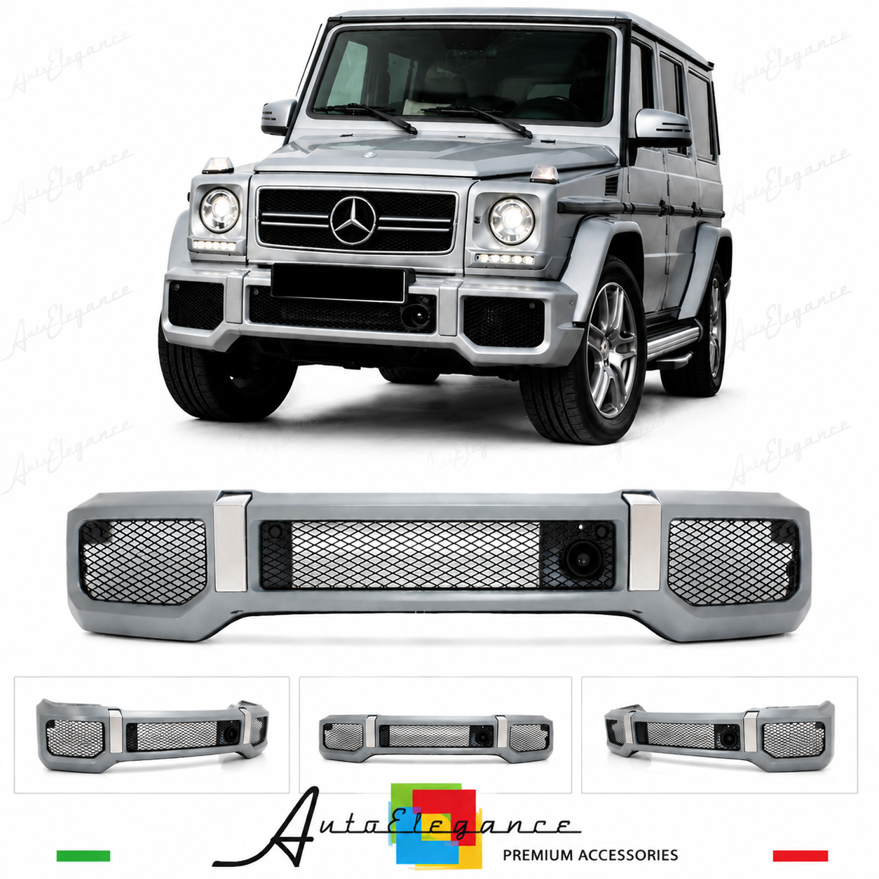 PARAURTI ANTERIORE MERCEDES G W463 89-18 LOOK AMG G65