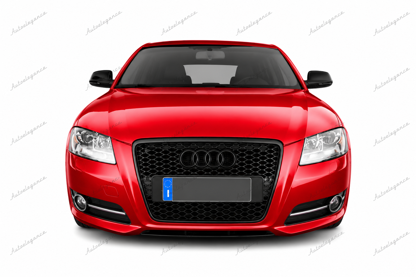 🔥ART.1937 GRIGLIA ADATTO PER AUDI A3 8P 2008-2012 LOOK RS3 NERO LUCIDO🔥