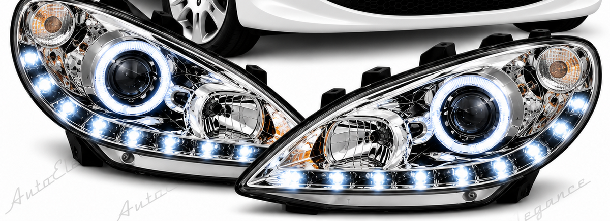 ART.11072 FARI ANTERIORI ADATTO PER PEUGEOT 107 05-11
