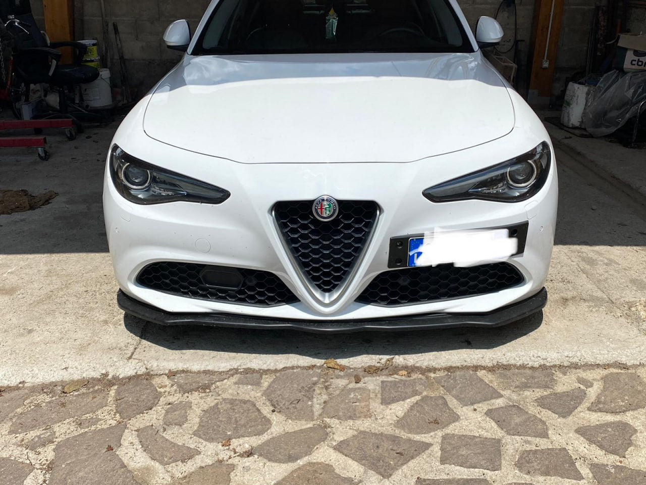 0383 ALFA ROMEO GIULIA FRONT BUMPER SPLITTER SPOILER BLADE
