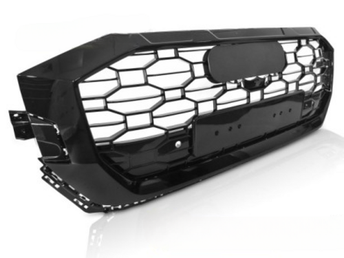 💫ART.4795 GRIGLIA SPORTIVA NERO LUCIDO PDC PER AUDI Q8 2018-2023💫
