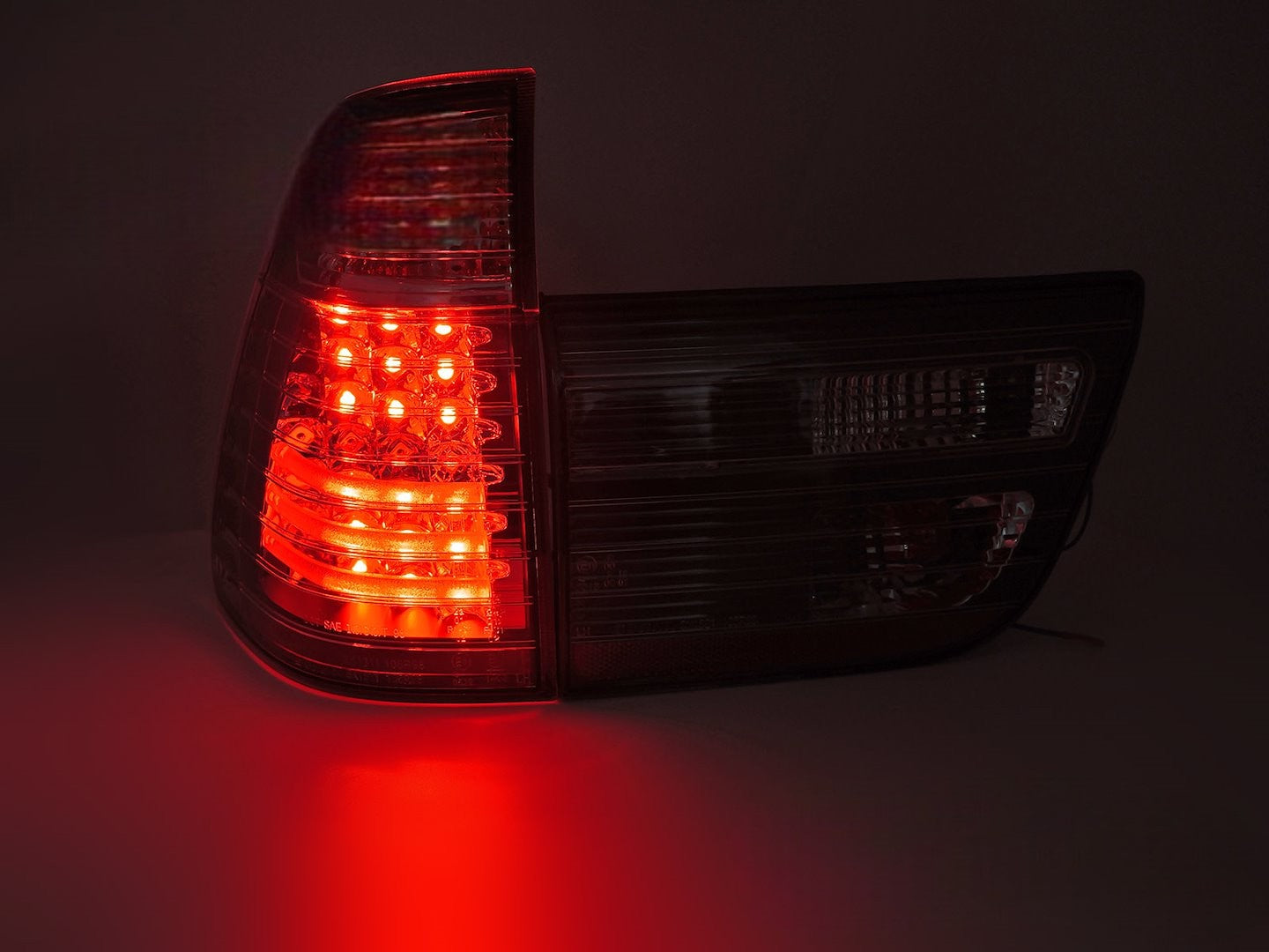 💫ART.6721 Fanale posteriore LED neri adatto per BMW X5 E53 09.1999-10.2003💫