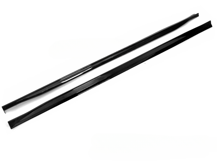💫ART.7236 MINIGONNE LATERALI SPORTIVE NERO LUCIDO per VW GOLF 8 19-24💫
