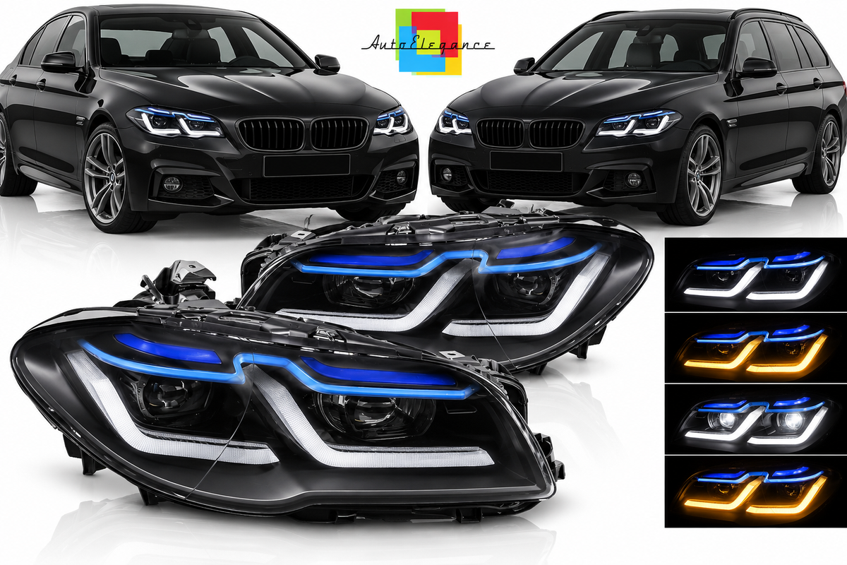 FARI FULL LED DRL adatti PER BMW F10 / F11 13-16
