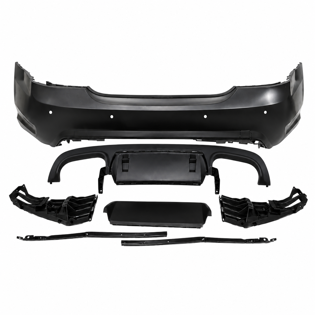 💕PARAURTI POSTERIORE PER MERCEDES CLASSE S W221 05-11 LOOK AMG PDC💕