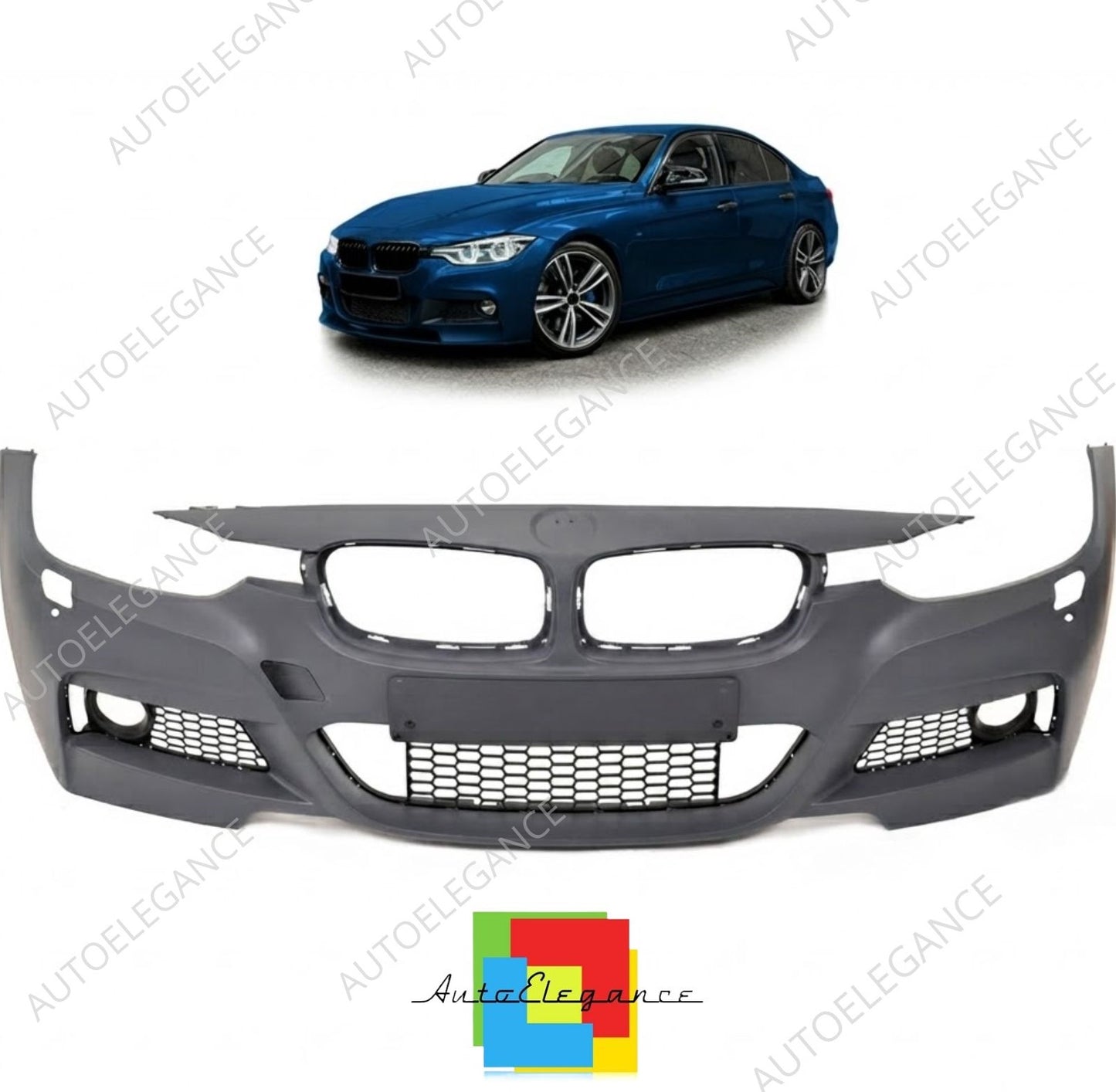 👉Paraurti anteriore M-Tech adatto per BMW Serie 3 F30 F31 2011-2018👈