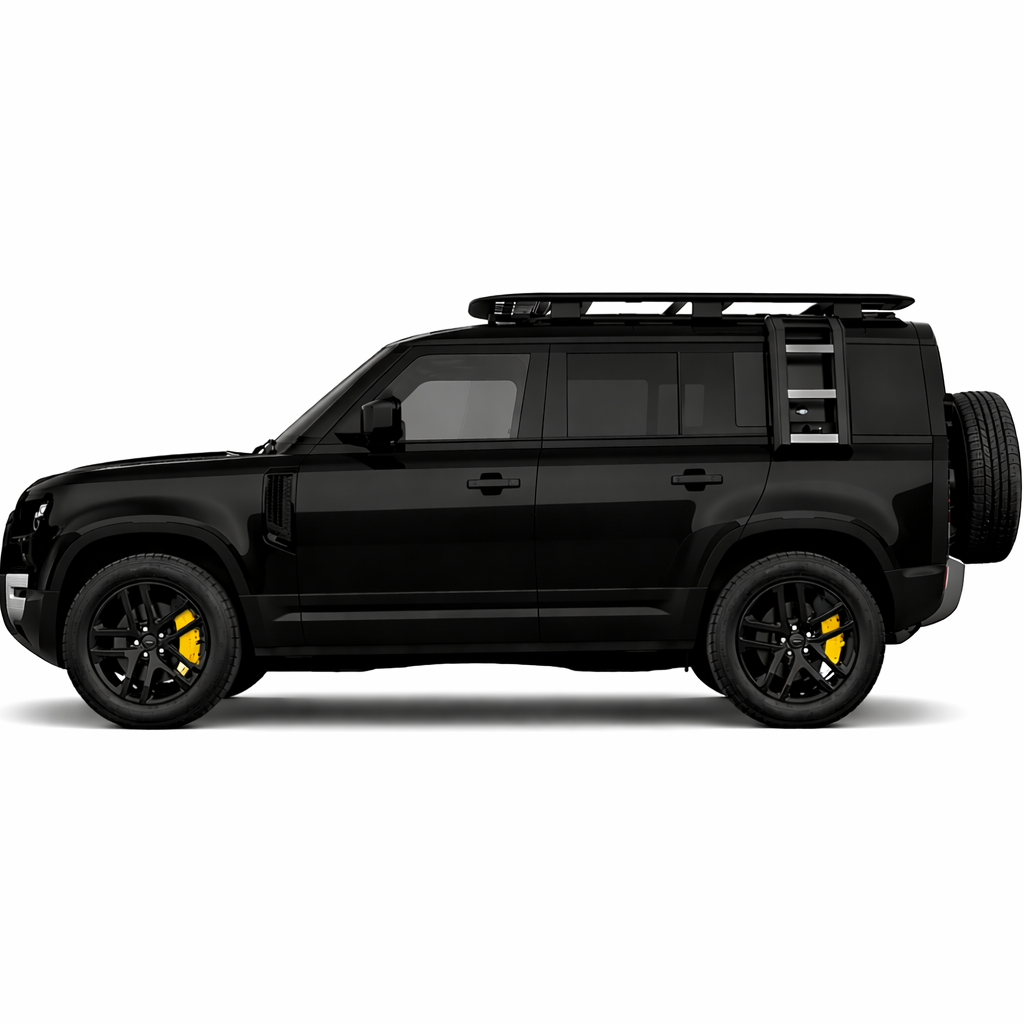 🔥COPRI PINZE FRENO IN ALLUMINIO GIALLO PER LAND ROVER DEFENDER 2020-2025🔥