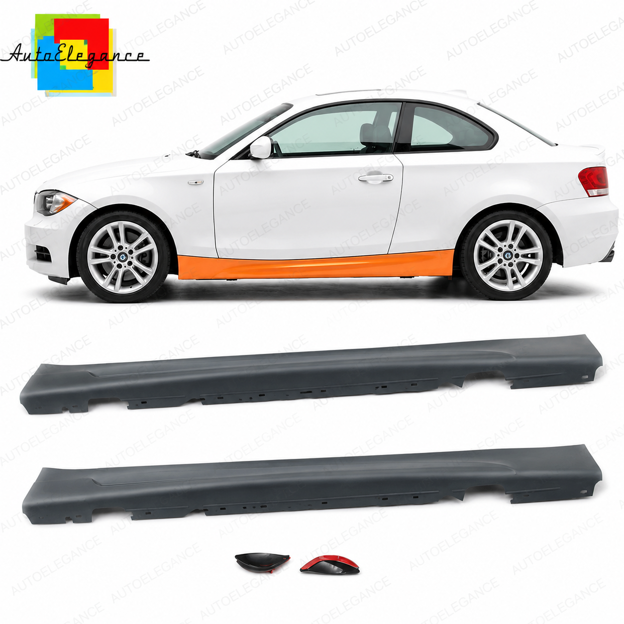 👉Minigonne laterali sportive adatte per BMW Serie 1 E81 E82 E88 2006-2012👈