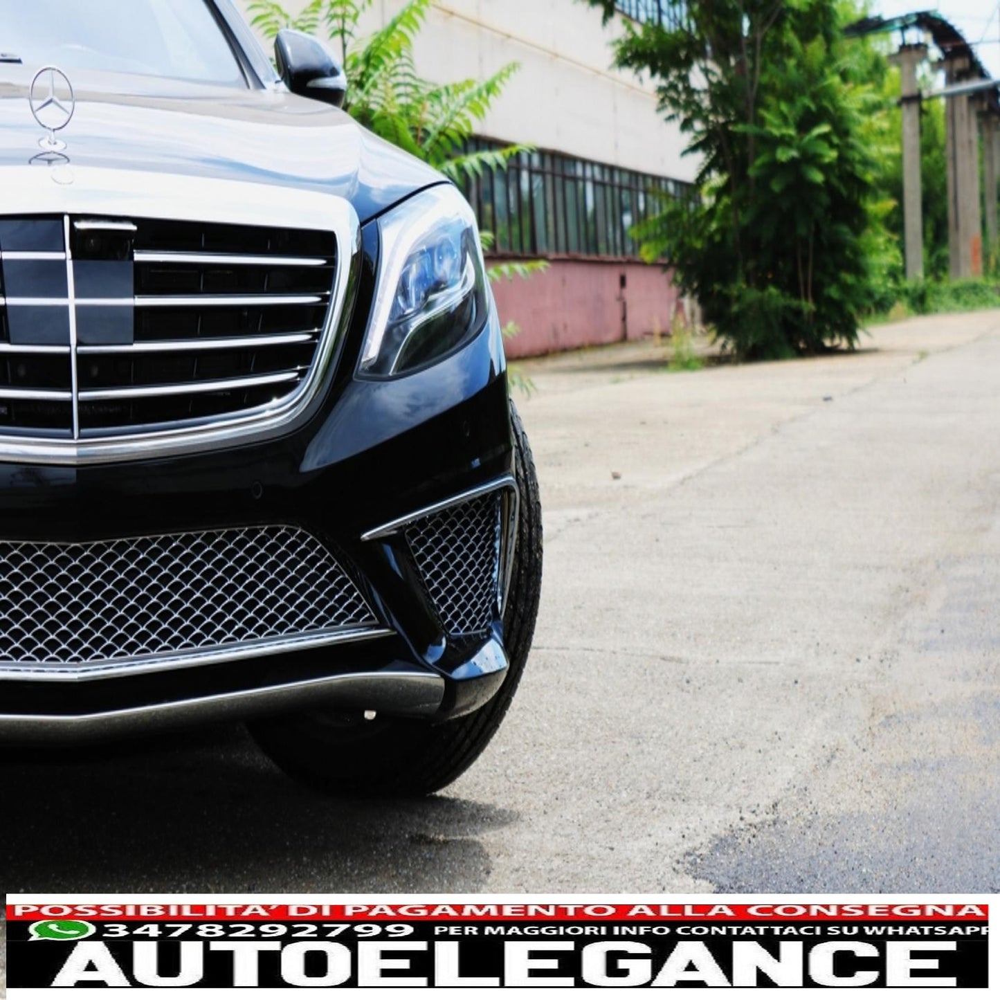 front bumper suitable for mercedes s class w222 (2013-06.2017) design s65