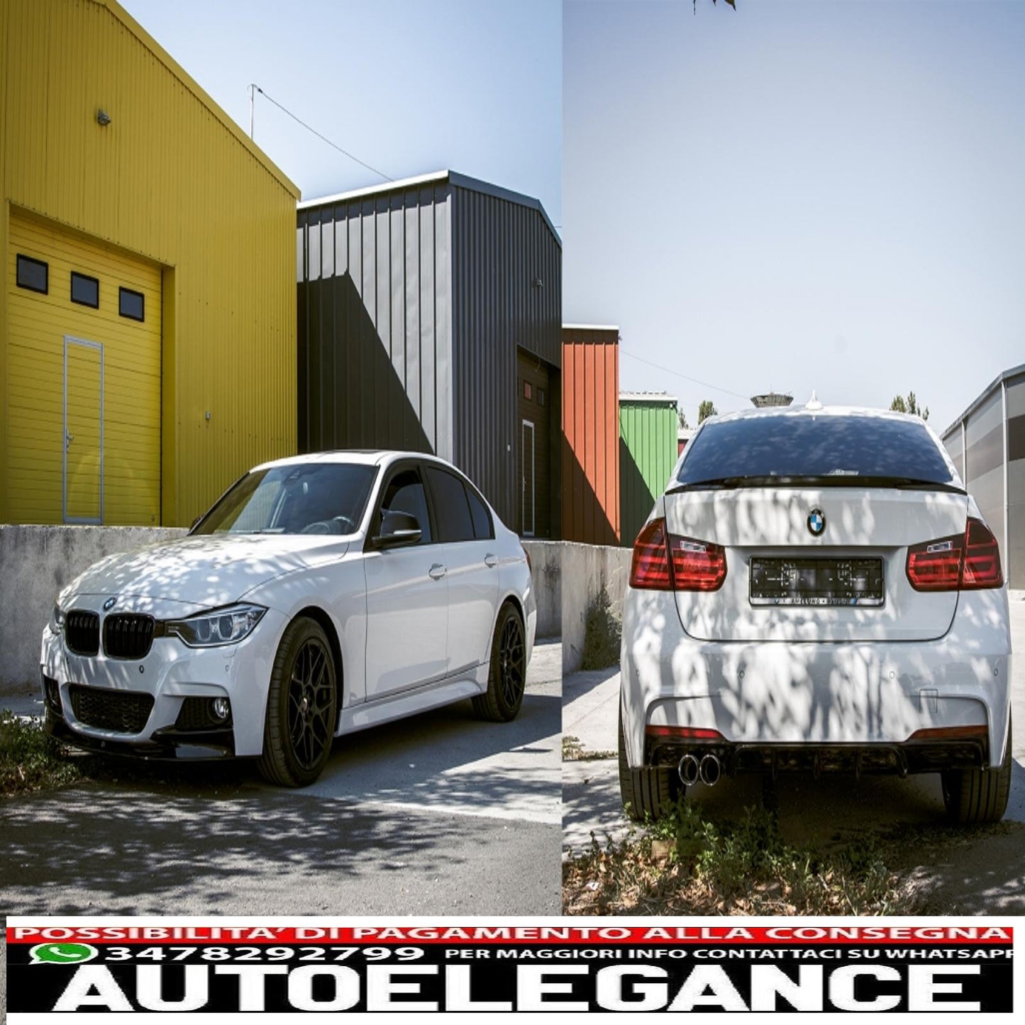 side skirts suitable for bmw f30 f31 3 series sedan touring (2011-up) m-technik design