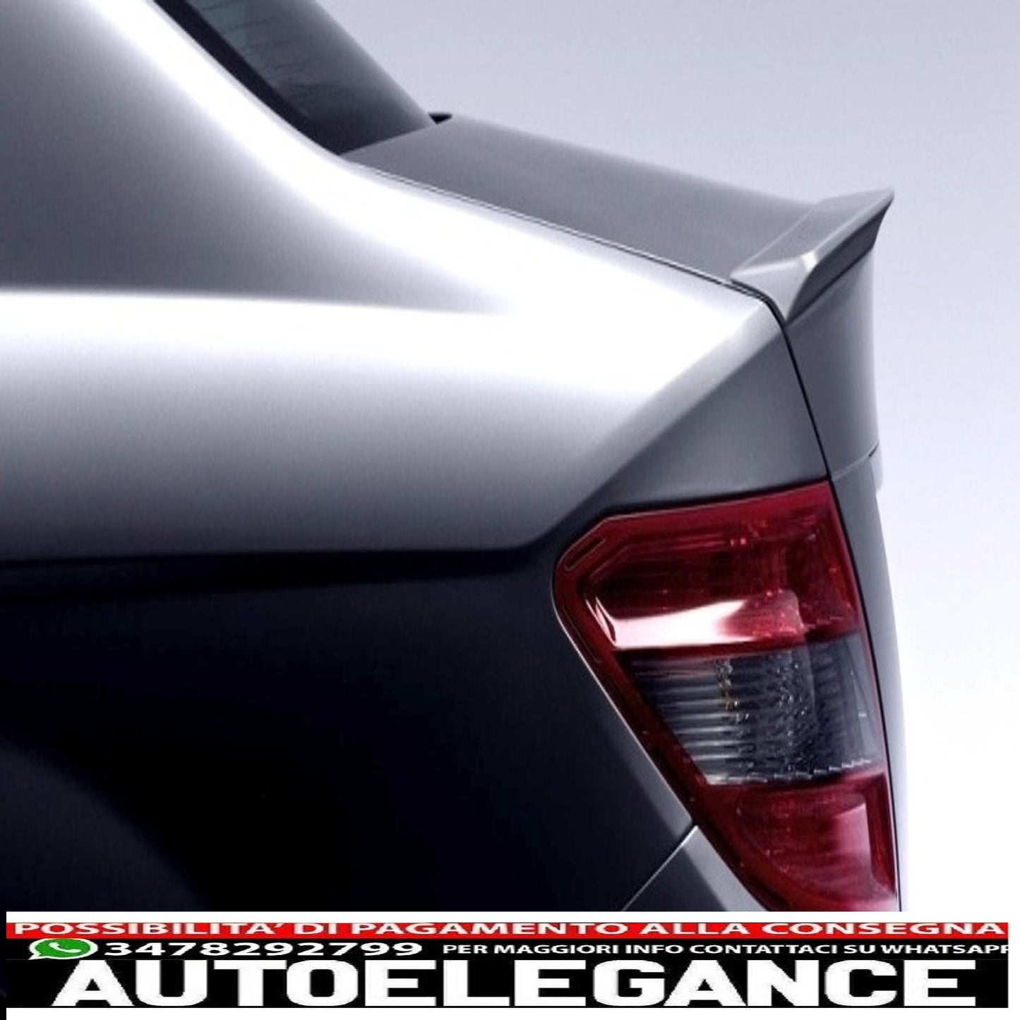 trunk spoiler suitable for mercedes c class w204 (2007-2014) piano black
