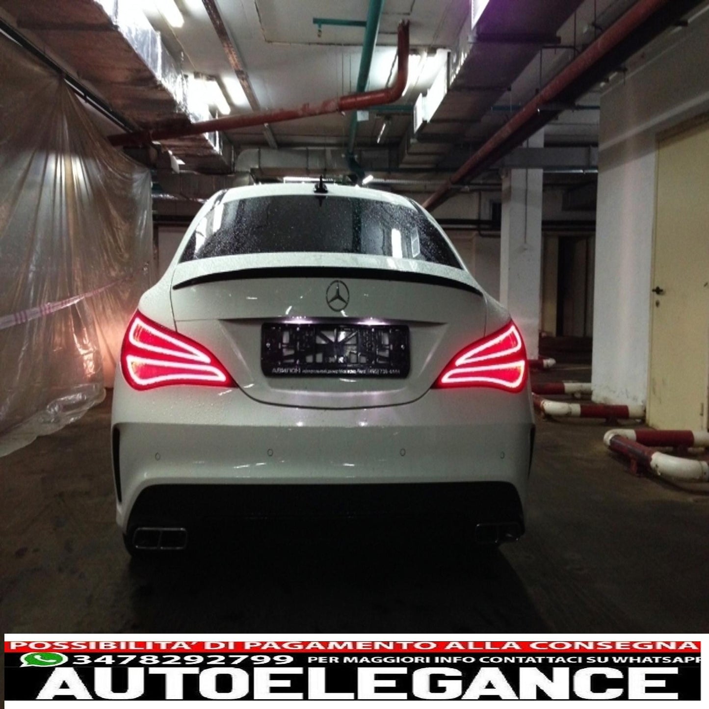 Spoiler per cofano bagagliaio adatto per mercedes cla c117 w117 (2013-2018) 4 porte coupé