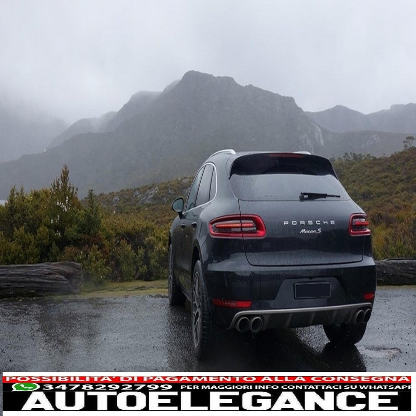 skid plates bumper protectors off road suitable for porsche macan s (2014-2016)