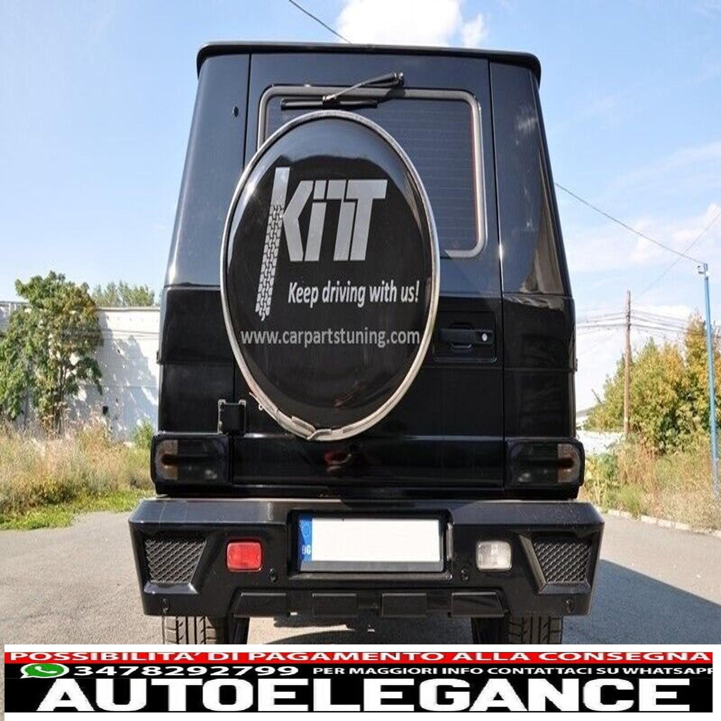 Paraurti Posteriore PDC per Mercedes Classe G W463 1989-2017 G63 G65 Design-mostra il titolo originaleTesto originaleRear Bumper PDC for Mercedes G-Class W463 1989-2017 G63 G65 Design