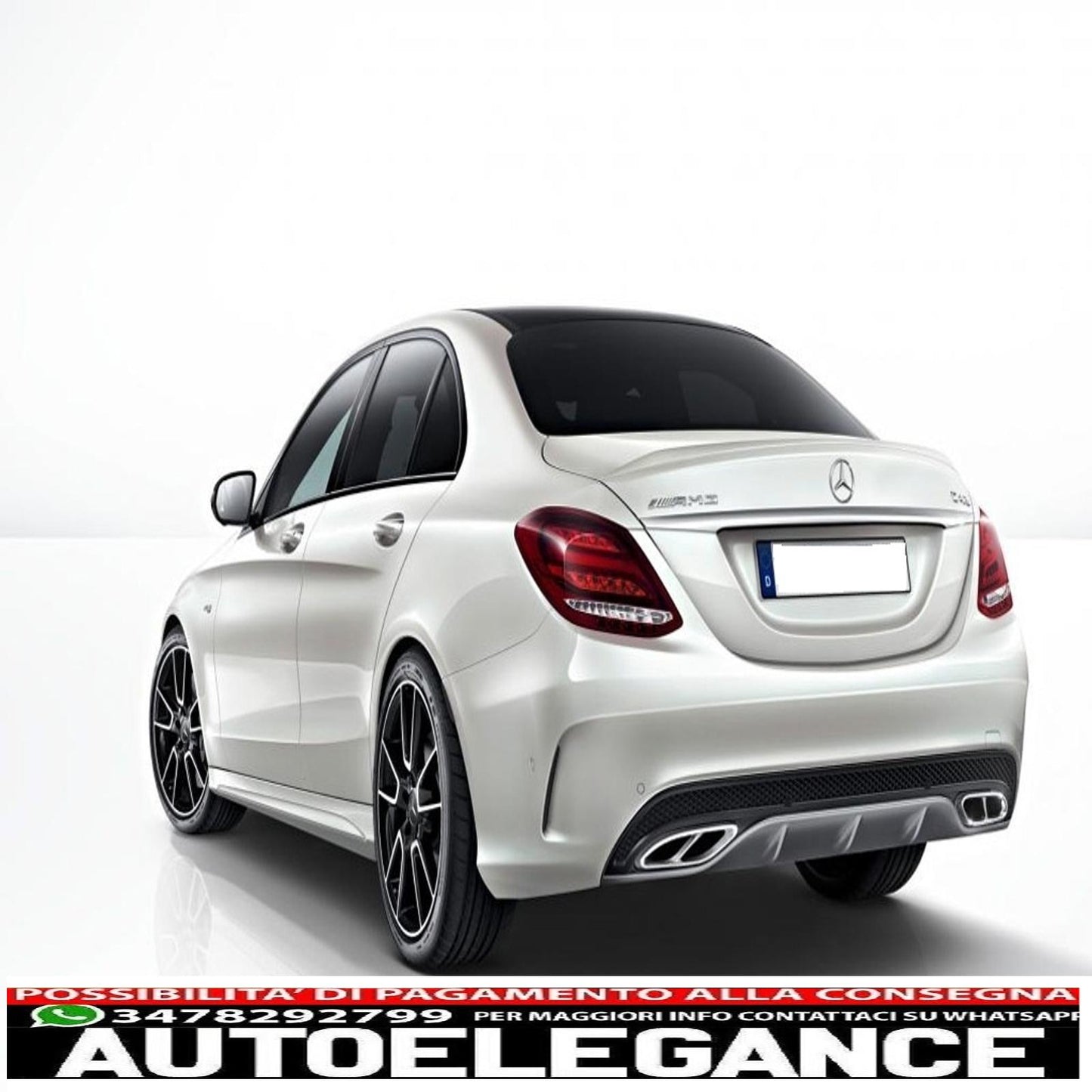 Consigli per silenziatore di scarico adatti per mercedes glc 45 x253 c253 gle suv w166 coupe c292 450 classe c w205 c43 sport design AUTOELEGANCERICAMBI