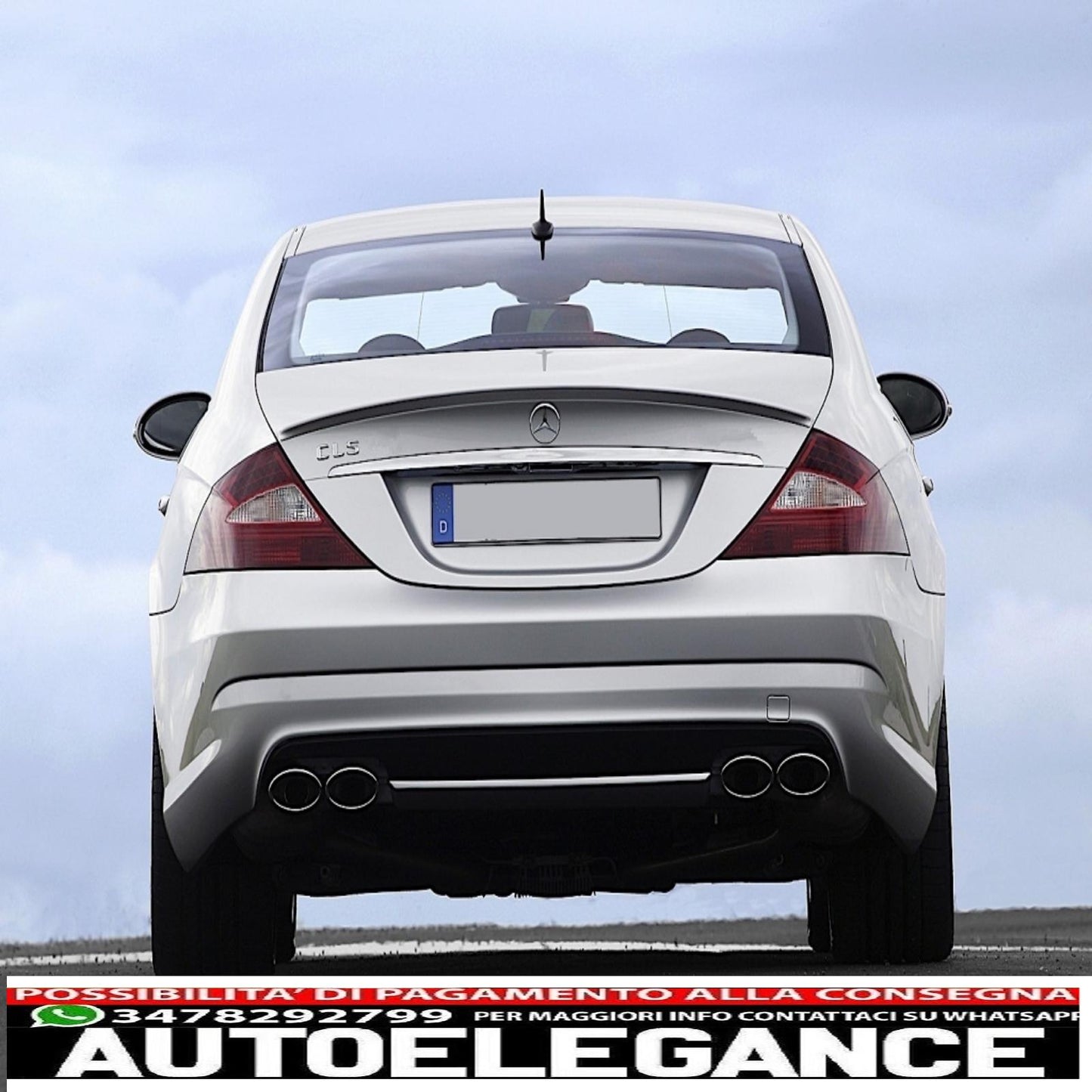 trunk spoiler suitable for mercedes cls class w219 (2005-2010)