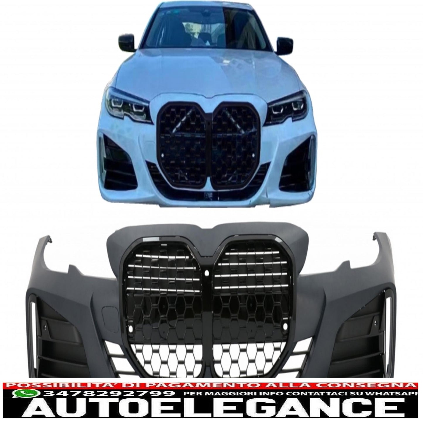 front bumper suitable for bmw 3 series g20 sedan g21 touring lci (2020-up) m design