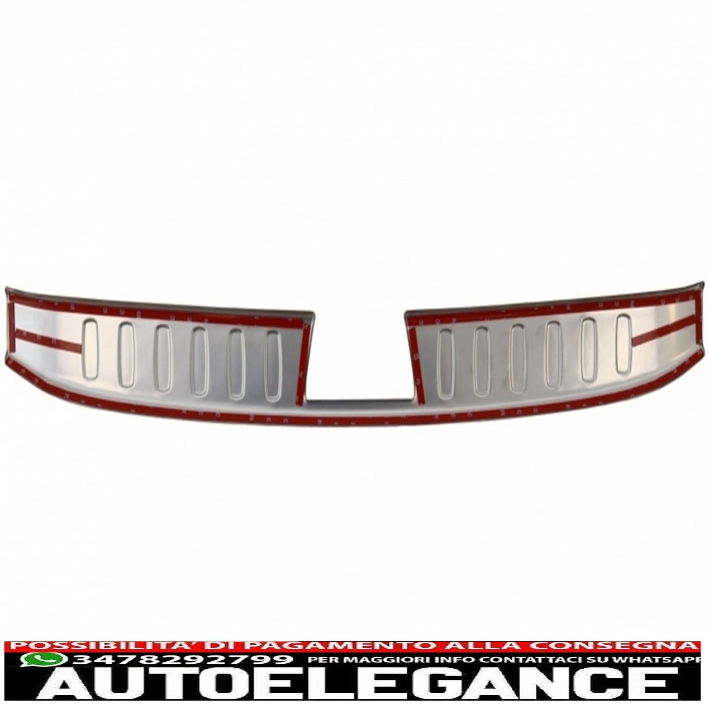 kit protezione paraurti posteriore battitacco pedana copertura in alluminio adatto per bmw x1 e84 lci (2012-2014)