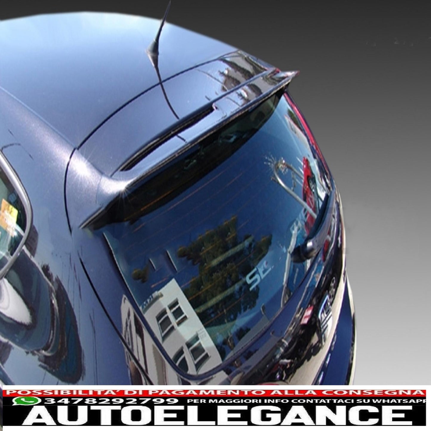 spoiler posteriore sul tetto adatto per Seat leon 1p (2005-2009)