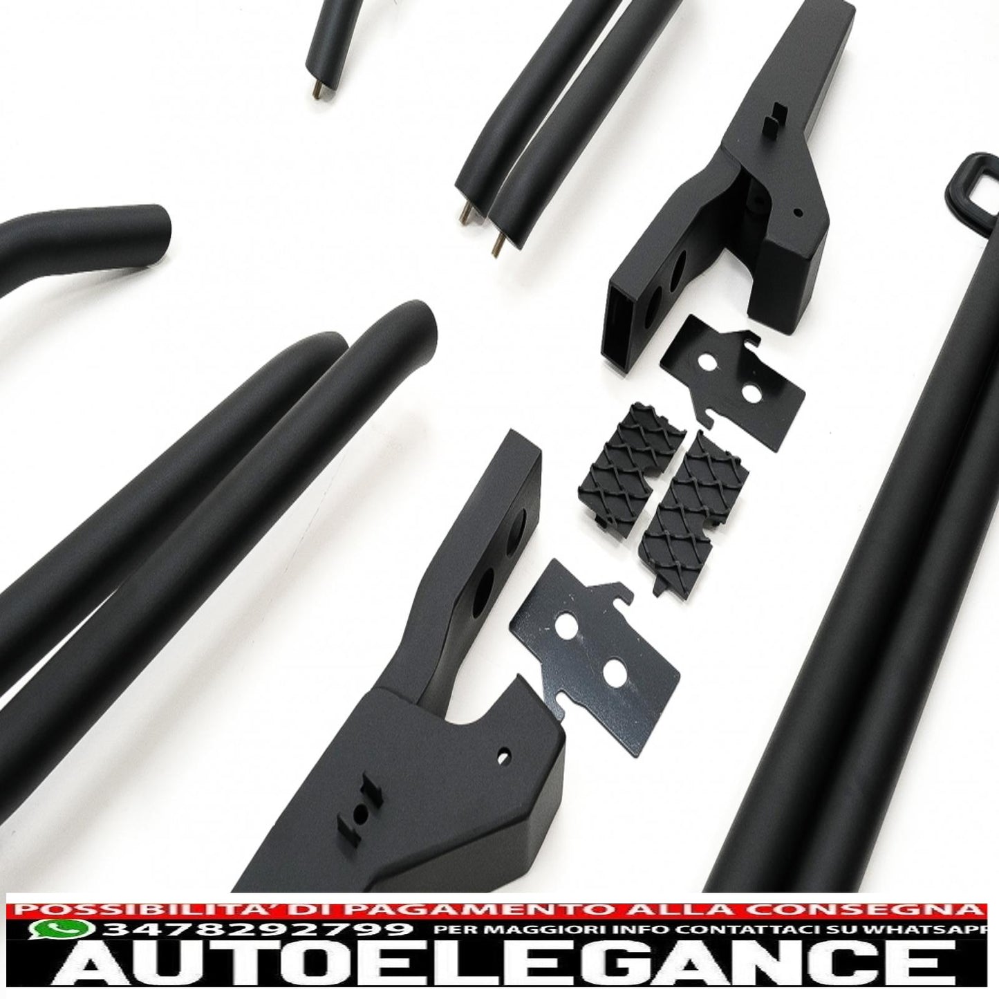 Front bumper protector bullbar suitable for mercedes g class facelift w463 g63 design (2018-2022) stainless steel piano black