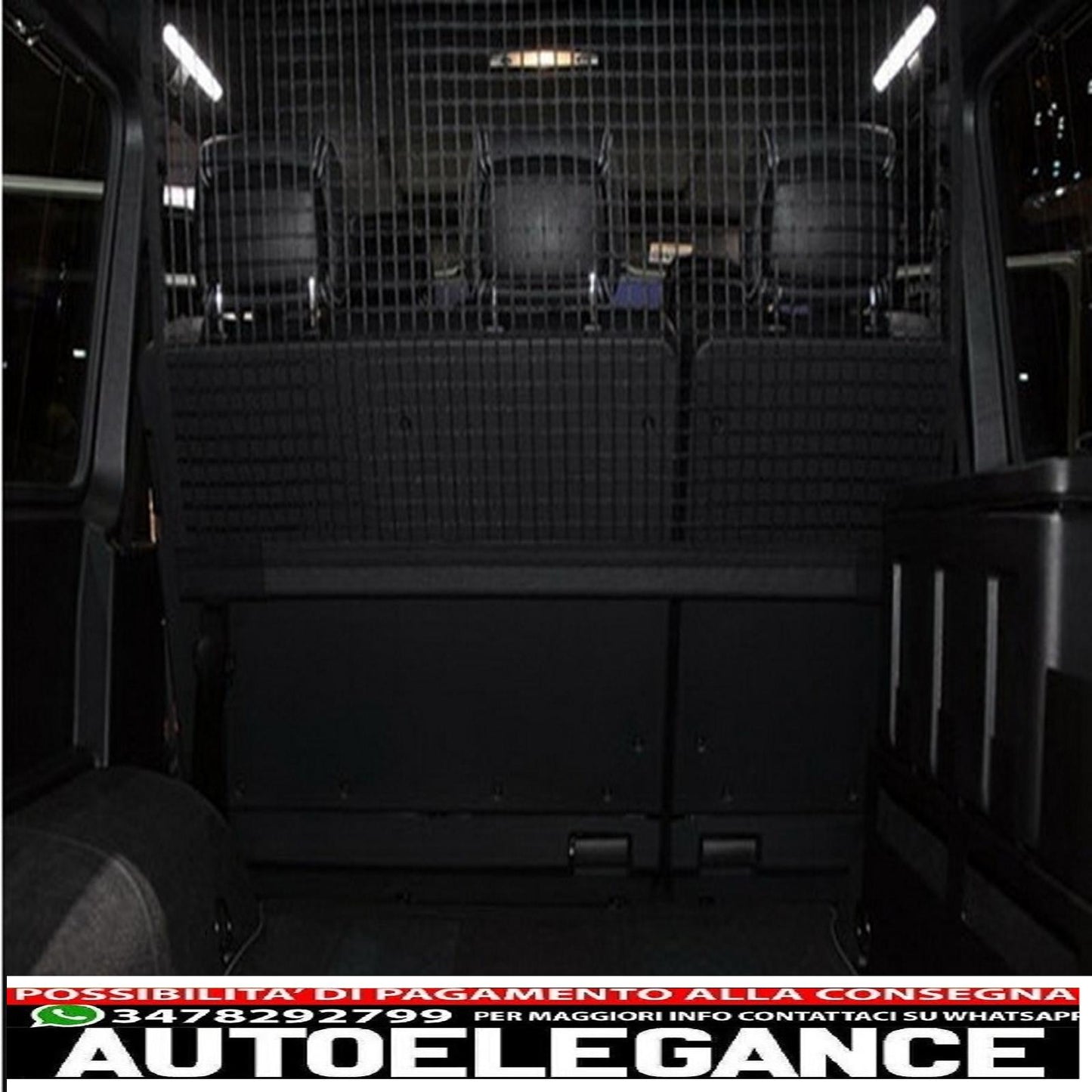 Rete divisoria per bagagliaio posteriore adatta per mercedes classe g w463 (1989-2017)