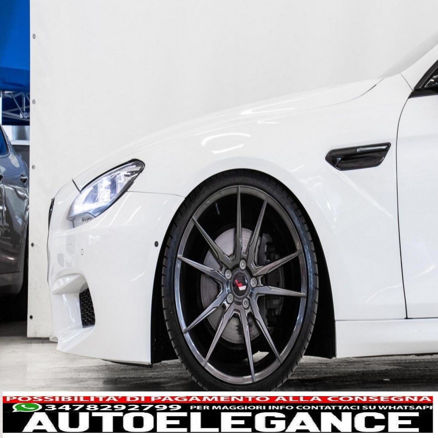 Front bumper suitable for bmw 6 series m6 f06 gran coupe f12 cabrio f13 coupe (2011-2017)