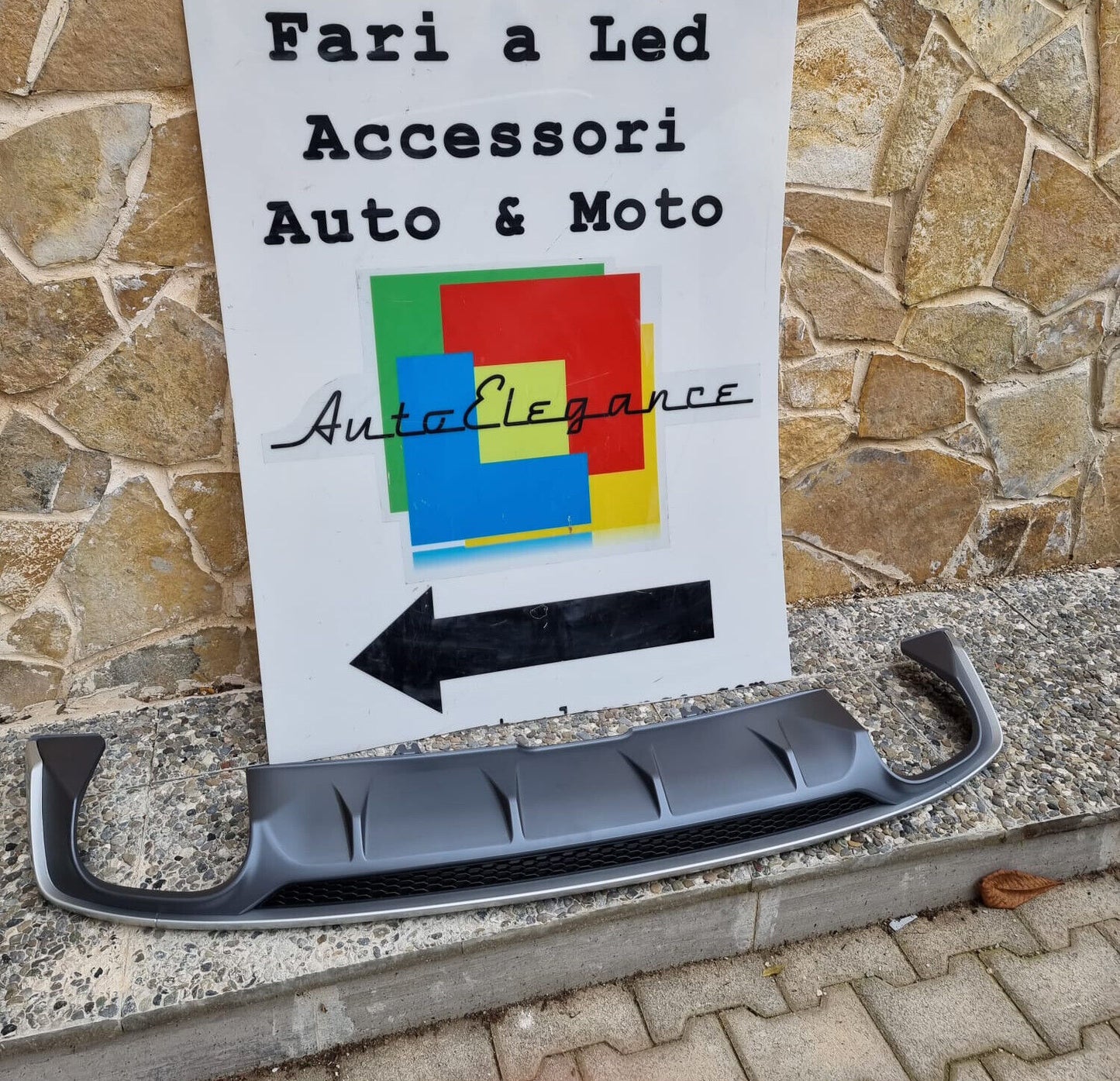 S5 REAR DIFFUSER - AUDI A5 F5 SLINE 2015-2019 UNDER BUMPER IT