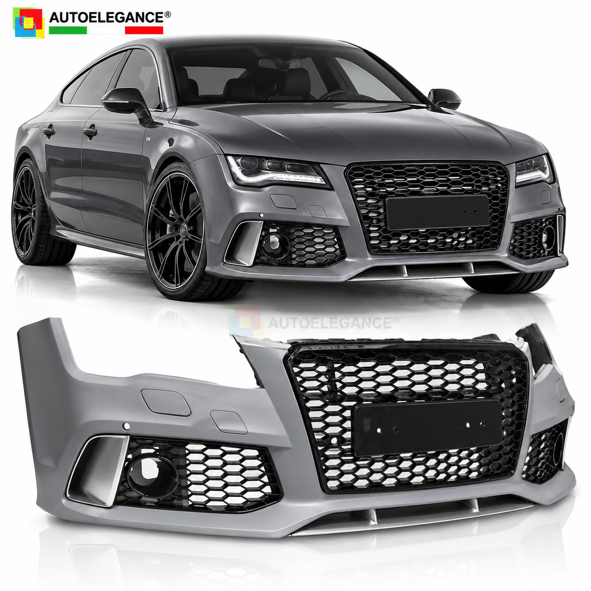 PARAURTI ANTERIORE STILE SPORT ADATTO PER AUDI A7 C7 10-14