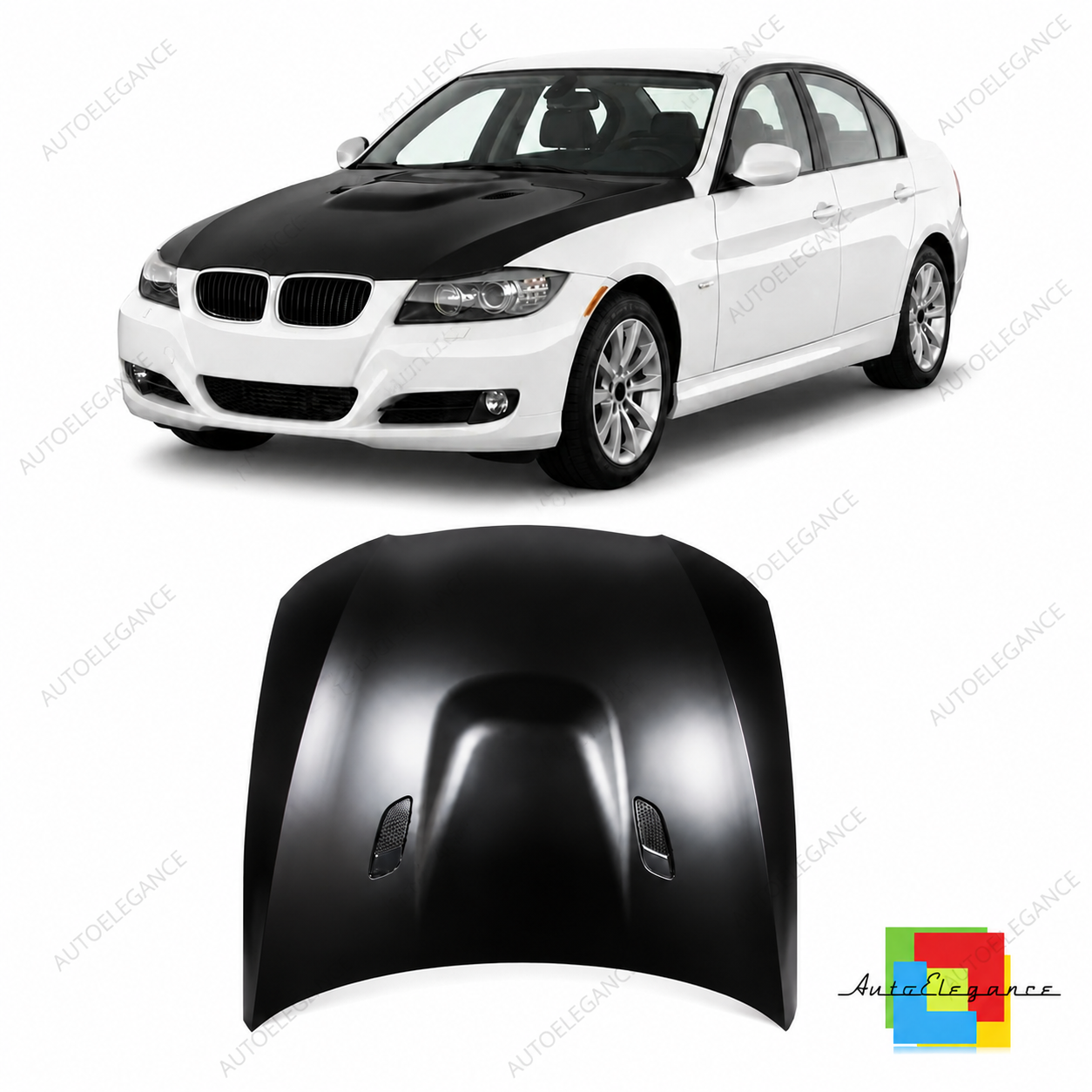 SPLITTER SUITABLE FOR VW GOLF 8 GTI GTD RLINE LOOK GLOSSY BLACK SPORTY DESIGN