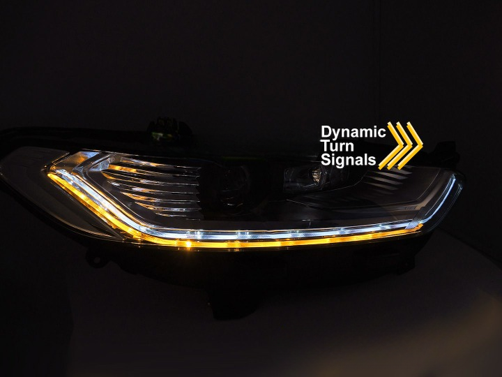 π Fari Anteriori Adatto per Ford Mondeo MK5 14-18 LED DRL Sequenziali π