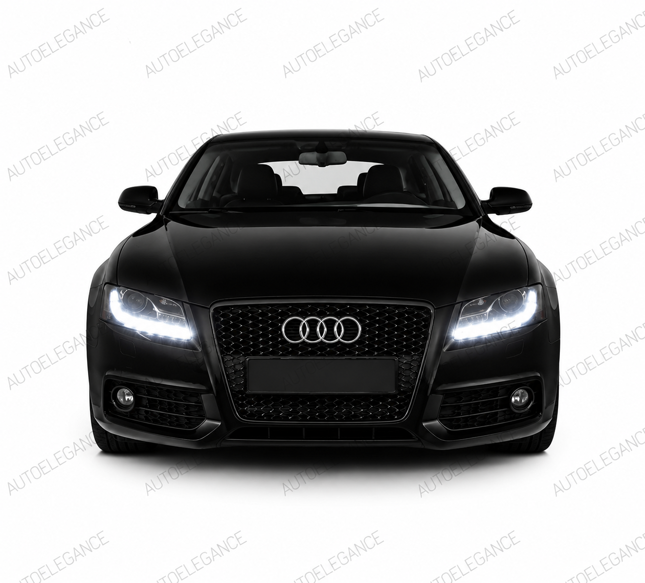 💫ART.0604 GRIGLIA ANTERIORE PER AUDI A5 2007–2011 LOOK RS5 NERO💫