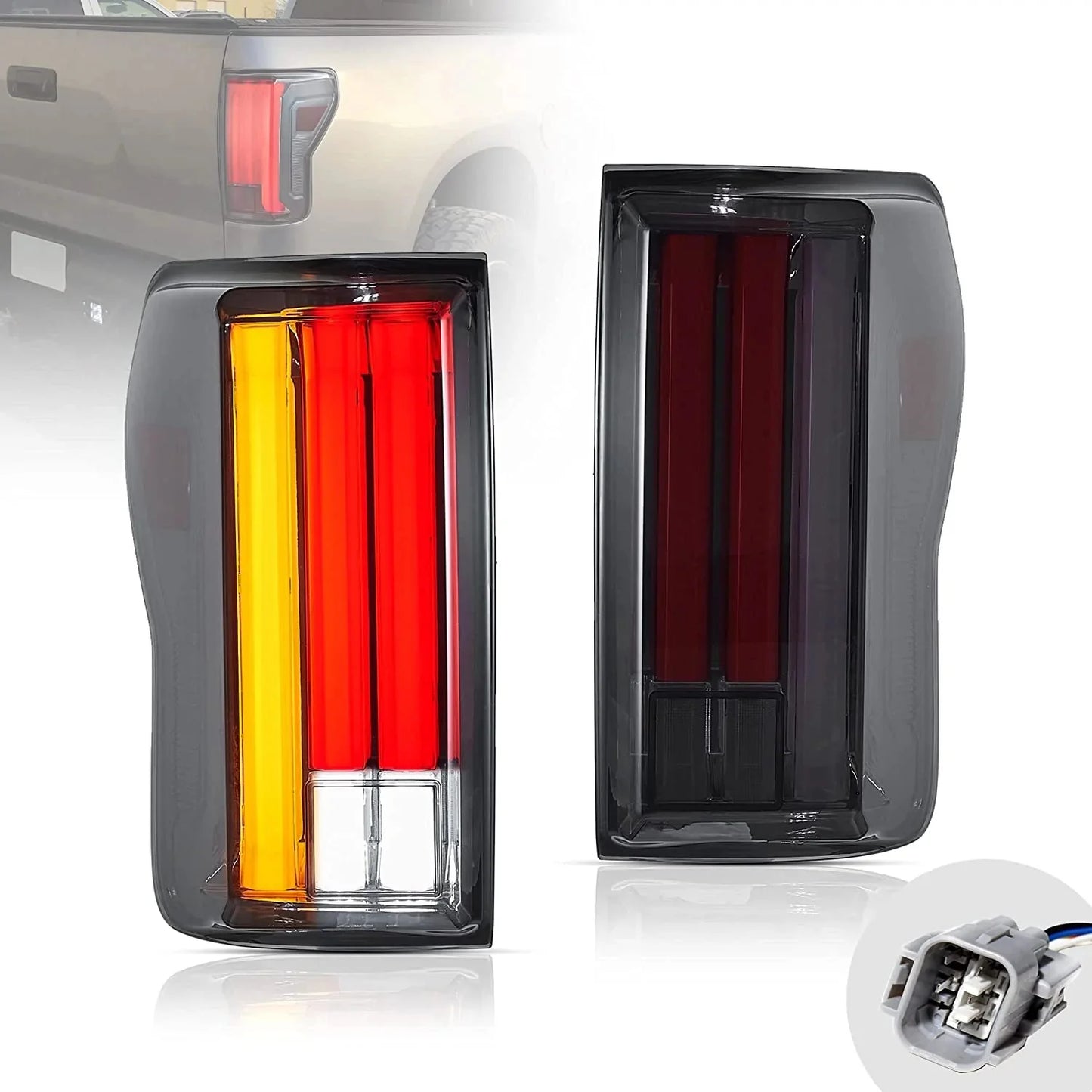 Luci posteriori fumé a LED per Toyota Tundra 2007-2013 con animazione di avvio