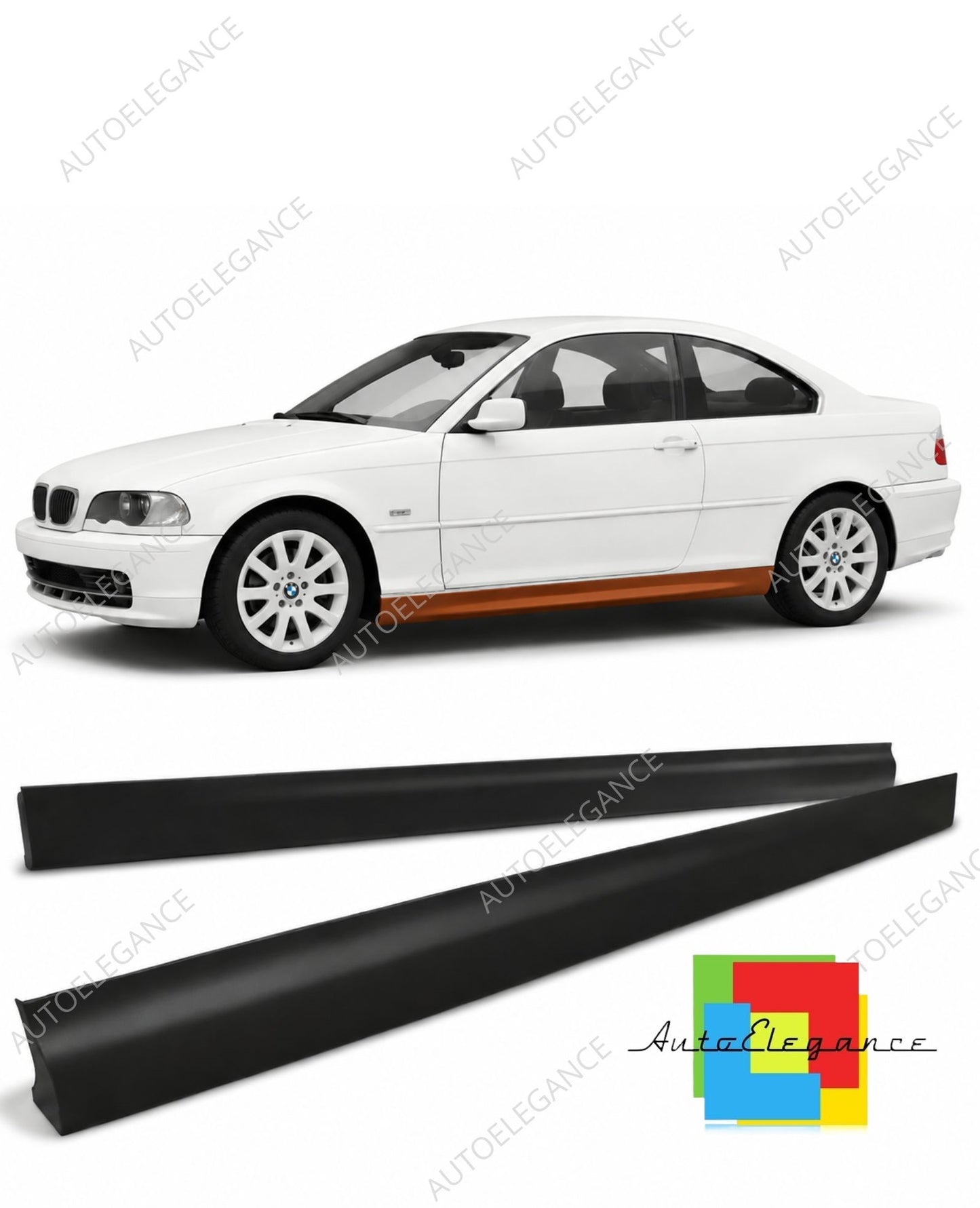 👉Set di minigonne laterali adatto per BMW Serie 3 E46 1998-2005👈