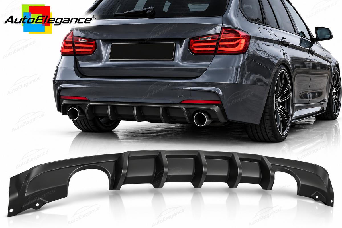 DIFFUSORE DOPPIA USCITA SINGOLA ADATTA PER BMW F30 F31