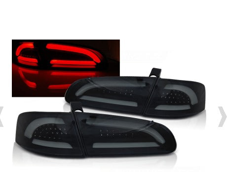 LED BAR TAIL LIGHTS RED SMOKE fits SEAT IBIZA 04.02 08