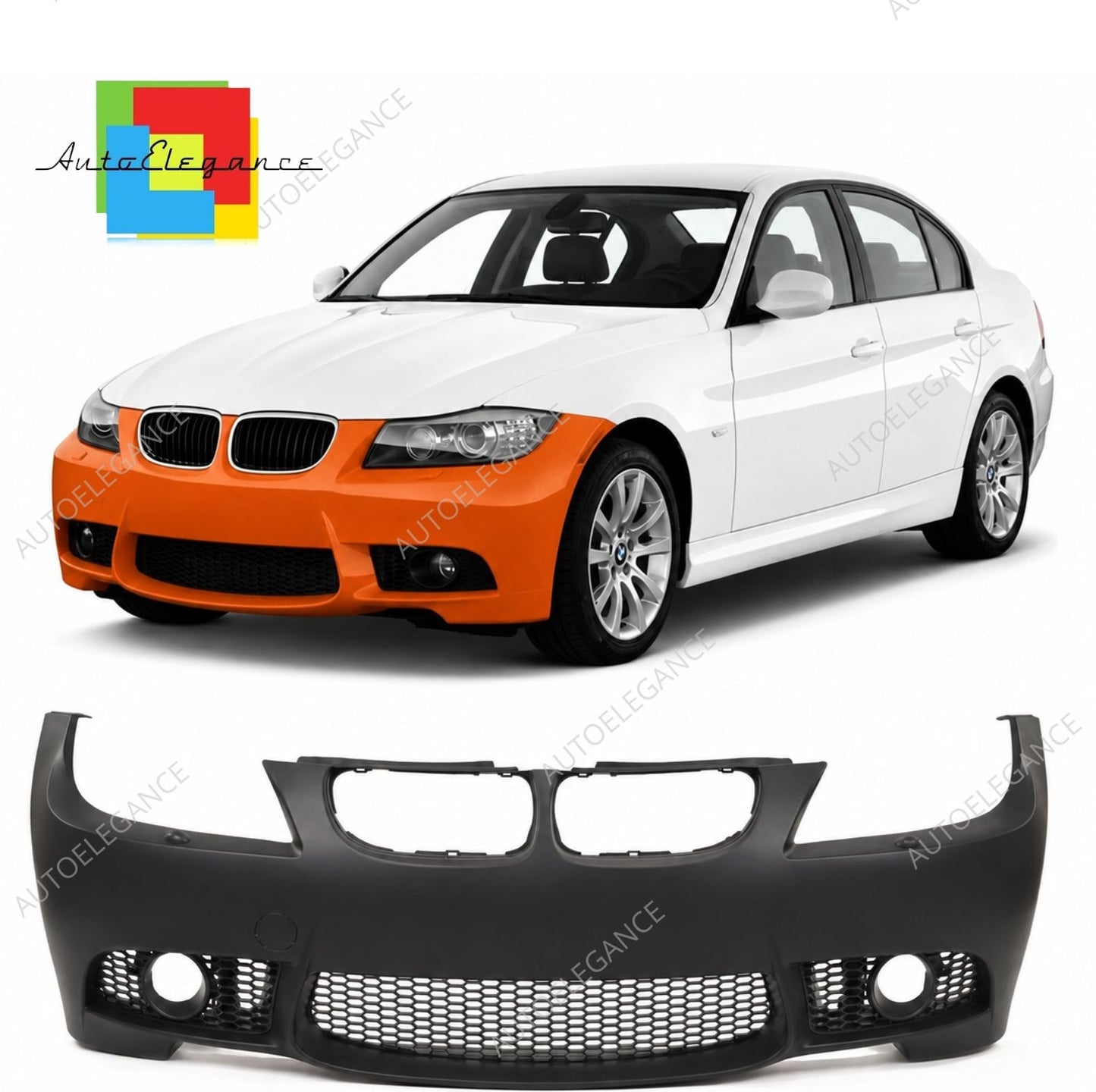 SPLITTER SUITABLE FOR VW GOLF 8 GTI GTD RLINE LOOK GLOSSY BLACK SPORTY DESIGN