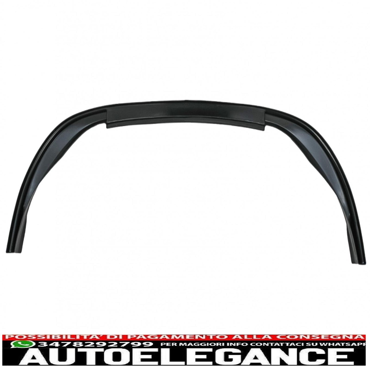 Front Bumper Lip Extension Spoiler Fit For VW Golf 8 (2020 Onwards) Standard Piano Black