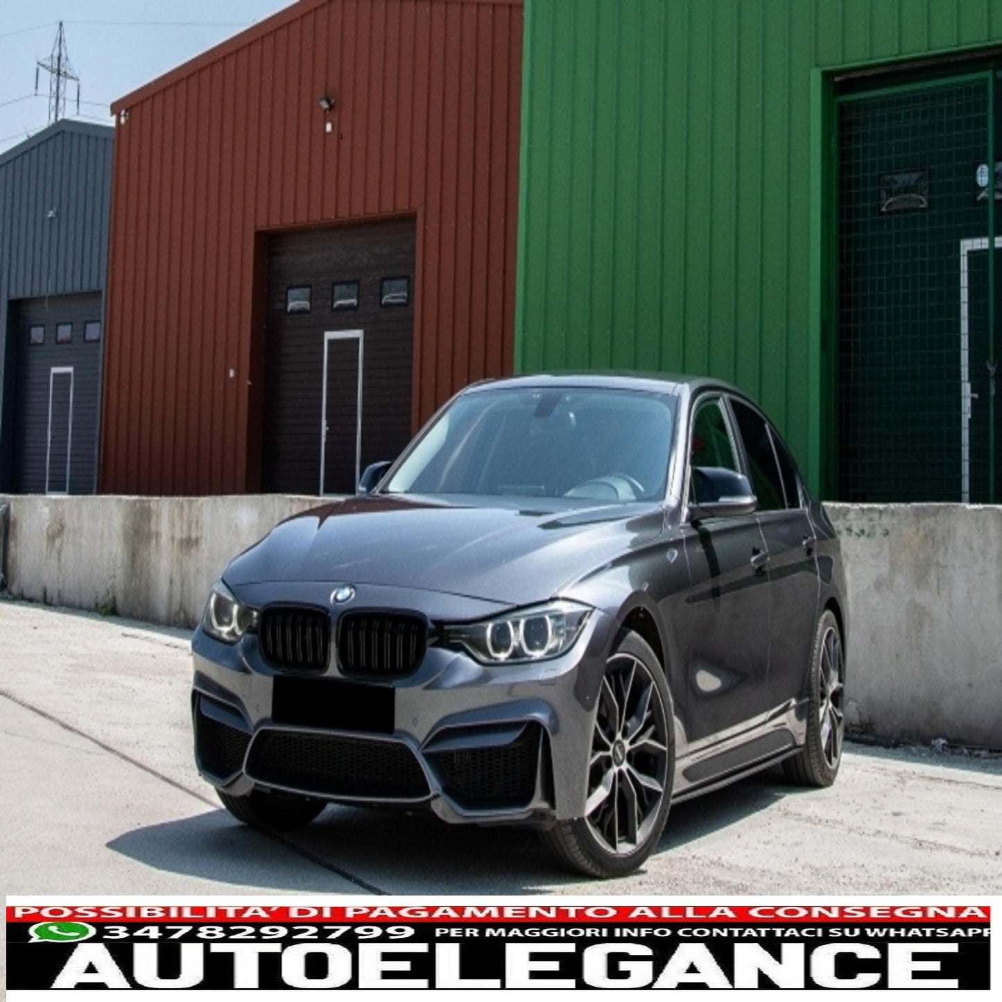 Side skirts with additional lip extensions suitable for BMW 3 series F30 F31 sedan Touring (2011-2018) M3 design