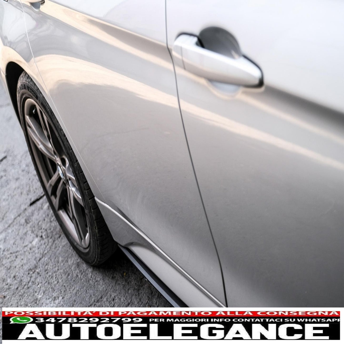 estensioni delle labbra aggiuntive per minigonne laterali adatte per BMW Serie 3 F30 F31 (2011 in poi) design M-Performance