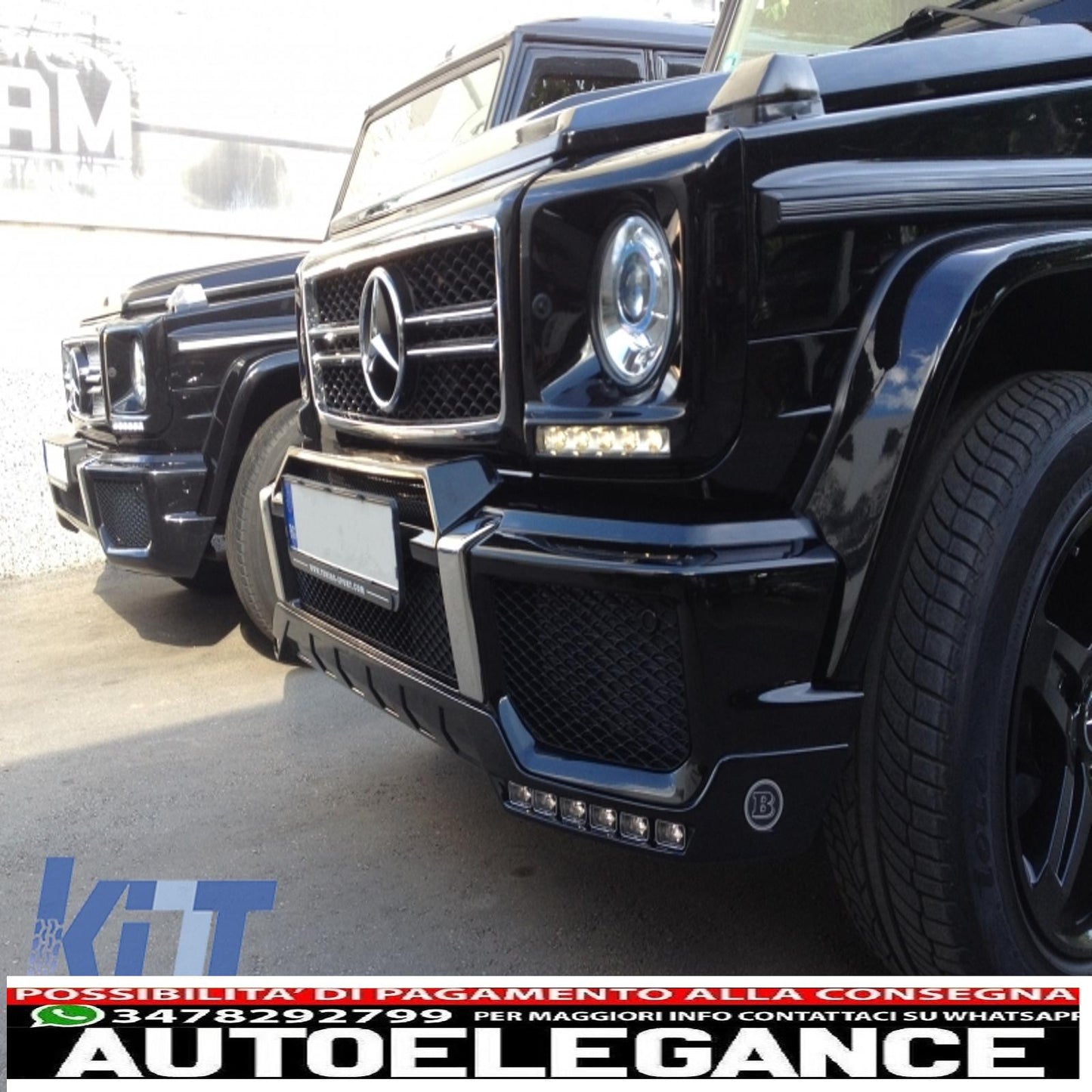 parafanghi passaruota adatti per mercedes classe g w463 (1989-2013) g65 g63 design